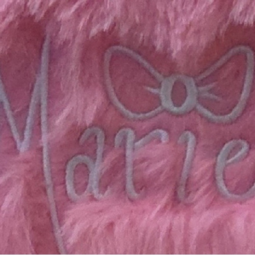 Disney Aristocrats Marie Pink Plush Cosmetics Case NWT - Picture 3 of 5